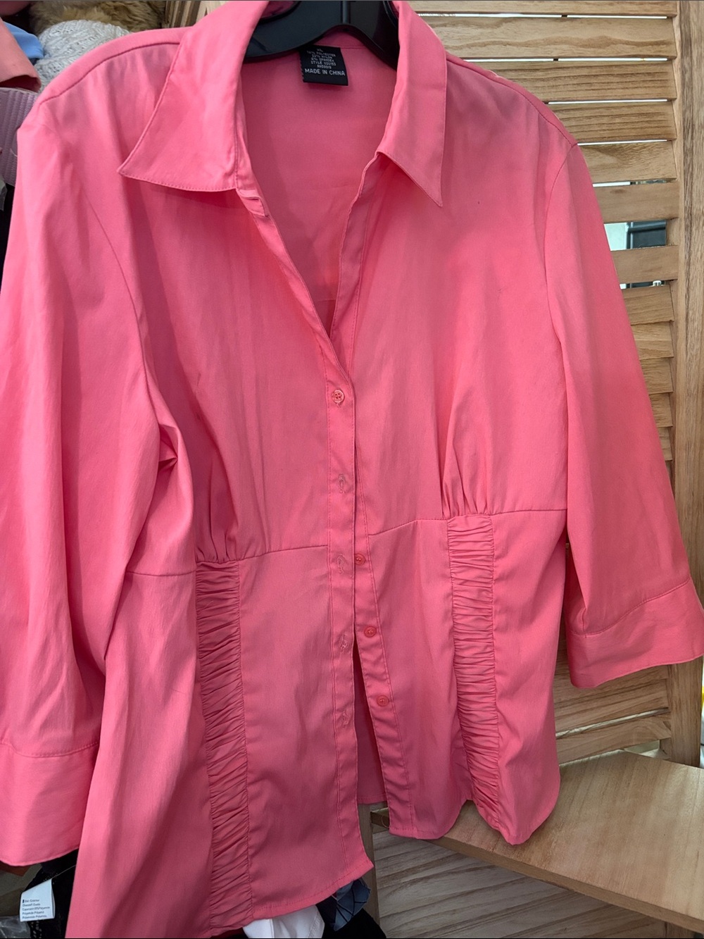 Scott Taylor Collared Women's Button-Up Top XL